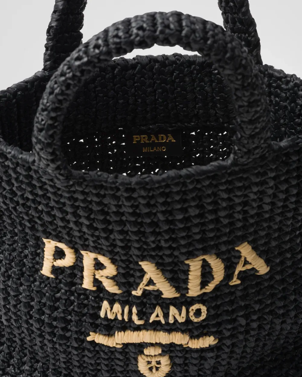 Mujer Prada PRADA SUMMER BAGS|BOLSOS GRANDES^Bolso Tote Pequeño De Croché