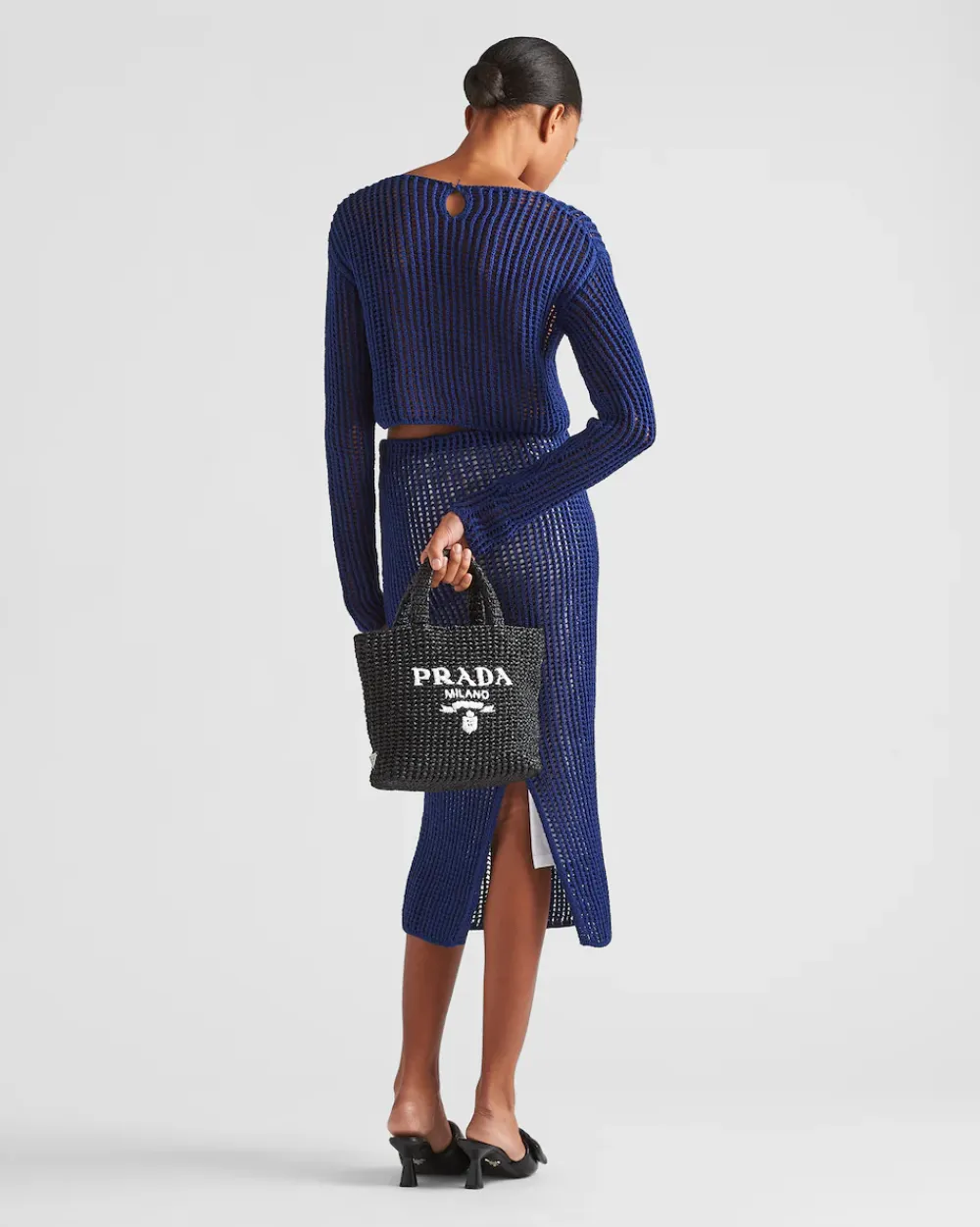 Mujer Prada MINIBOLSOS|MINIBOLSOS^Bolso Tote Pequeño De Croché