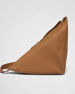 Hombre Prada BOLSOS MENSAJEROS^Bolso Triangular De Piel