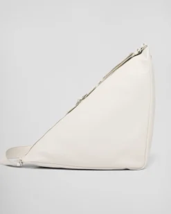 Hombre Prada BOLSOS MENSAJEROS^Bolso Triangular De Piel