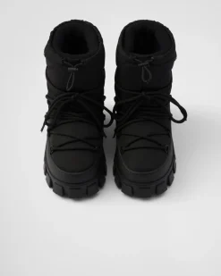 Mujer Prada COLECCIÓN FEMENINA|BOTINAS Y BOTAS^Botas Après-ski De Gabardina De Re-nylon