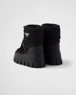 Mujer Prada COLECCIÓN FEMENINA|BOTINAS Y BOTAS^Botas Après-ski De Gabardina De Re-nylon