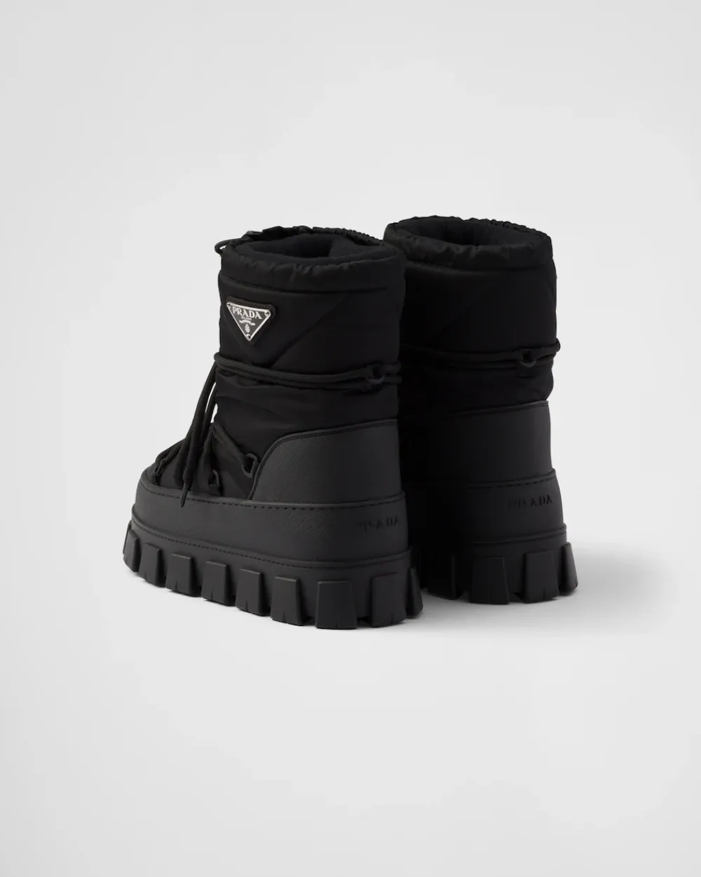 Mujer Prada COLECCIÓN FEMENINA|BOTINAS Y BOTAS^Botas Après-ski De Gabardina De Re-nylon