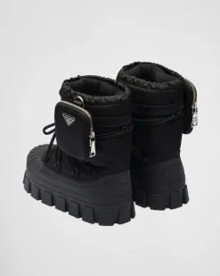 Mujer Prada COLECCIÓN FEMENINA|BOTINAS Y BOTAS^Botas Après-ski De Gabardina De Re-nylon