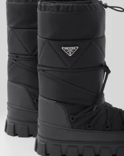 Hombre Prada COLECCIÓN MASCULINA|BOTAS^Botas Après-ski De Gabardina De Re-nylon