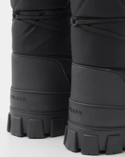 Hombre Prada COLECCIÓN MASCULINA|BOTAS^Botas Après-ski De Gabardina De Re-nylon