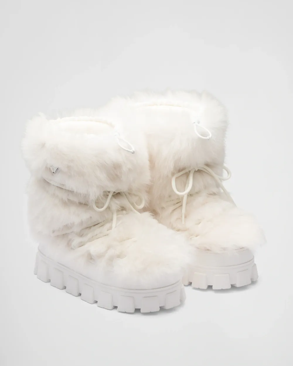 Mujer Prada BOTINAS Y BOTAS^Botas Après-ski De Piel Vuelta