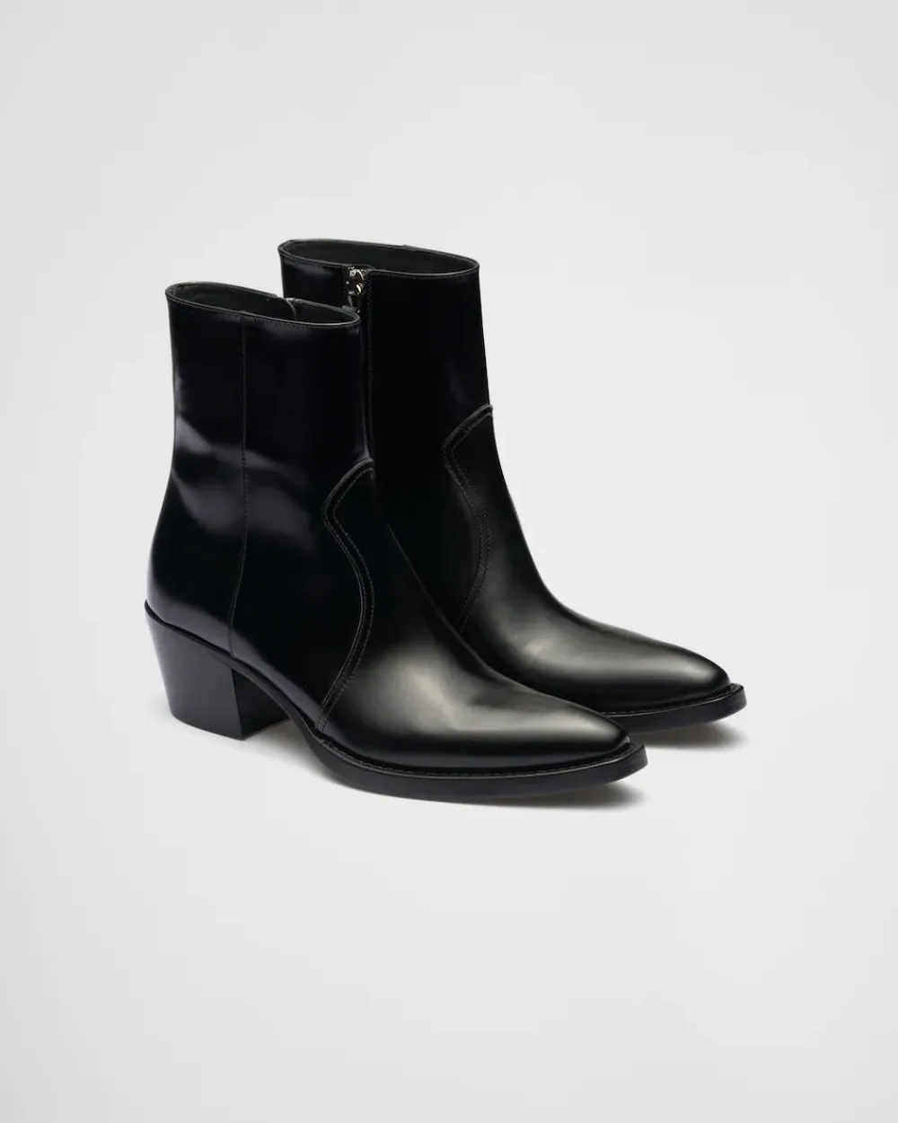 Mujer Prada BOTINAS Y BOTAS^Botas Camperas De Piel Cepillada
