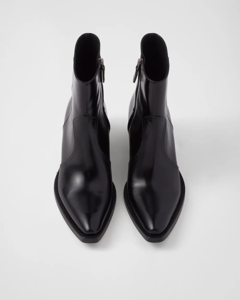 Mujer Prada BOTINAS Y BOTAS^Botas Camperas De Piel Cepillada