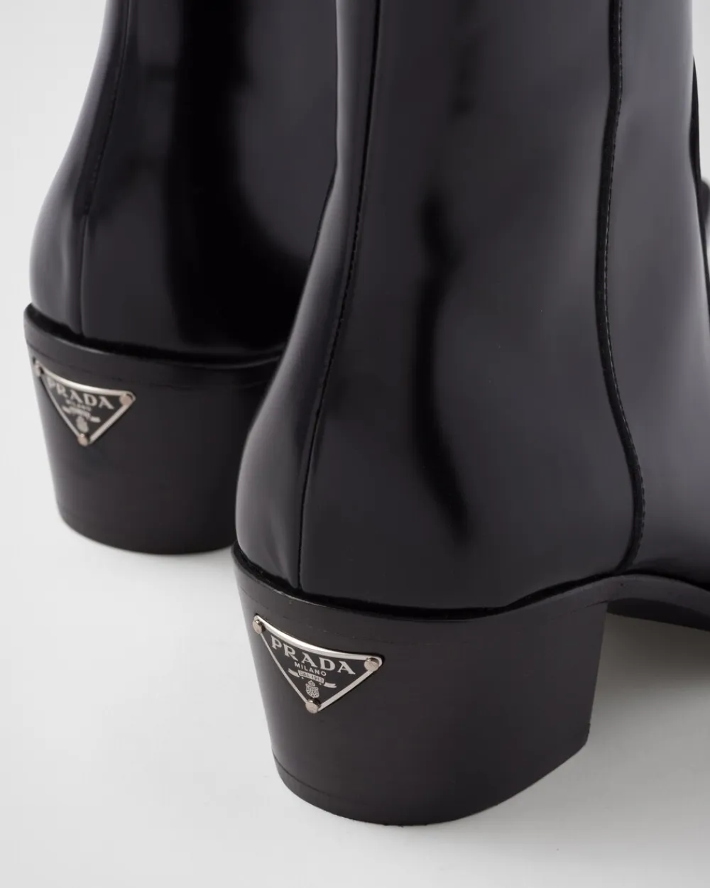 Mujer Prada BOTINAS Y BOTAS^Botas Camperas De Piel Cepillada
