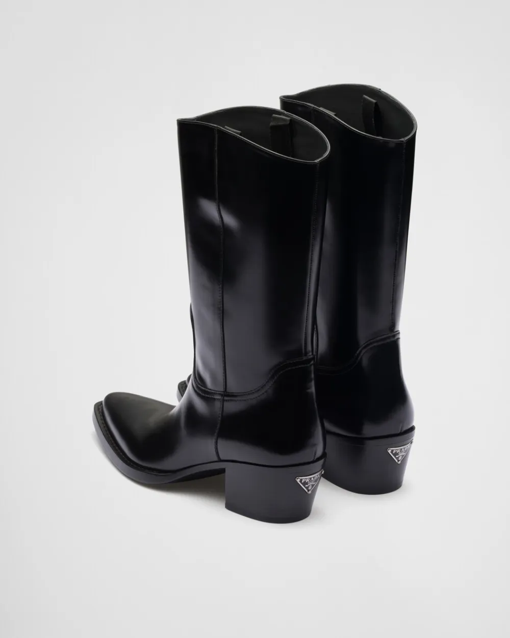 Mujer Prada BOTINAS Y BOTAS^Botas Camperas De Piel Cepillada