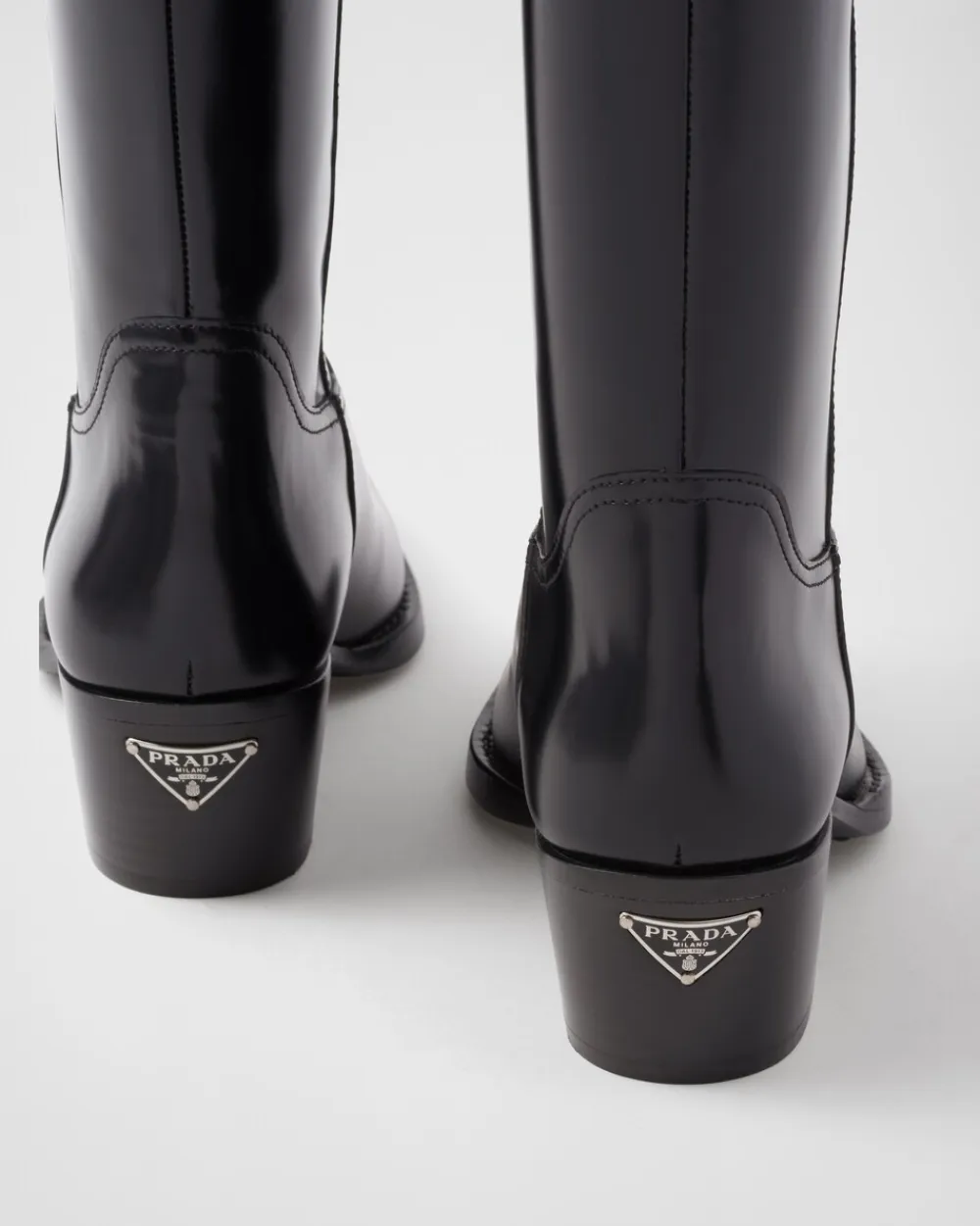 Mujer Prada BOTINAS Y BOTAS^Botas Camperas De Piel Cepillada