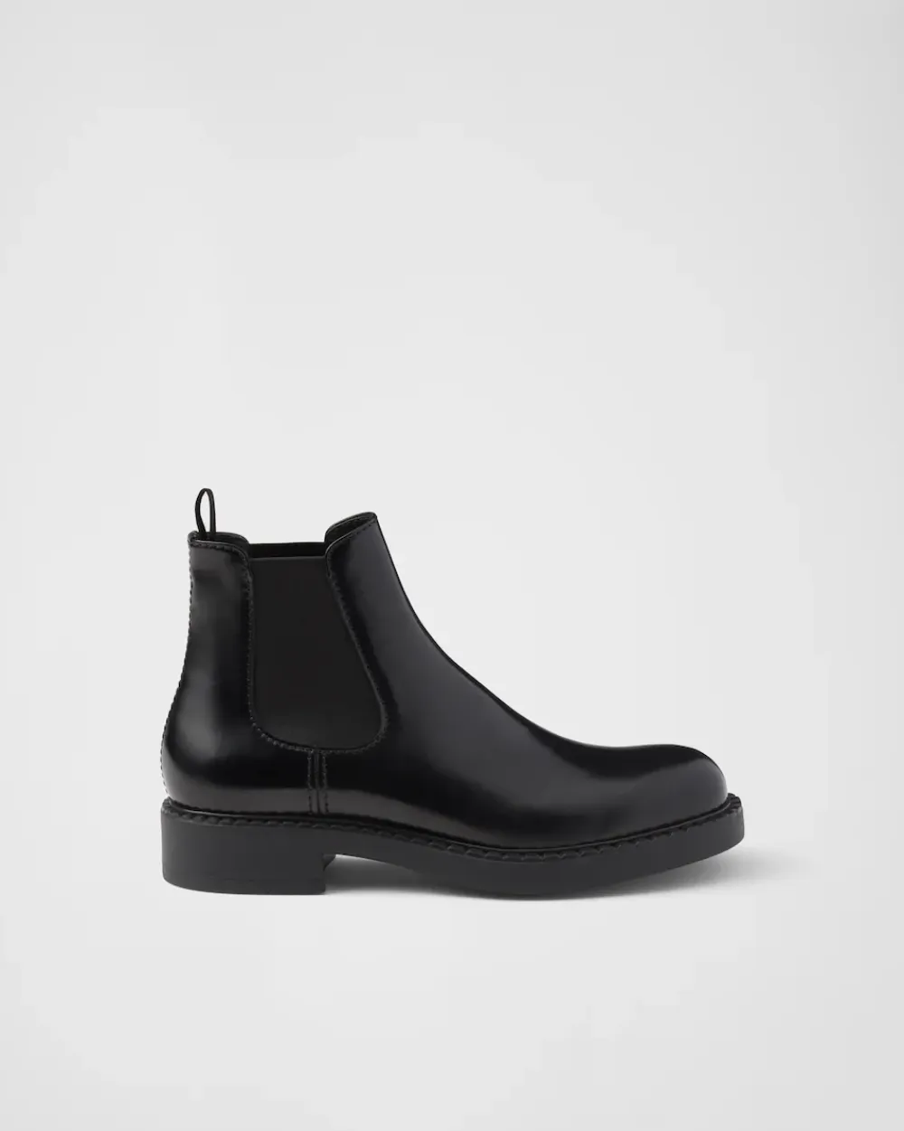 Hombre Prada BOTAS^Botas Chelsea De Piel Cepillada