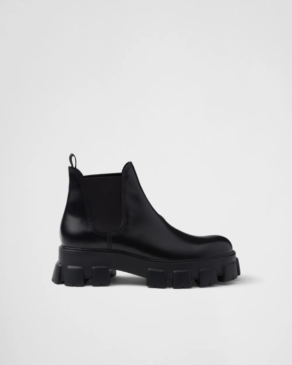Hombre Prada BOTAS^Botas Chelsea Monolith En Piel Cepillada