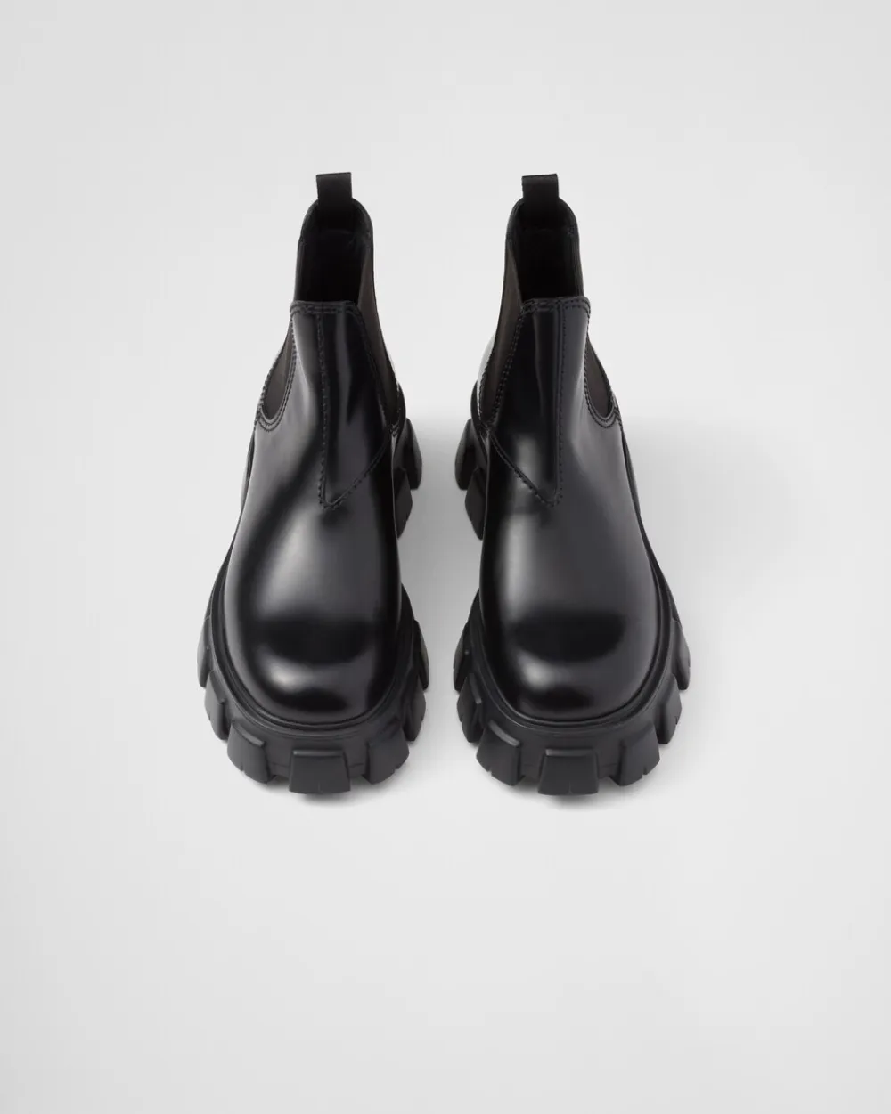 Hombre Prada BOTAS^Botas Chelsea Monolith En Piel Cepillada