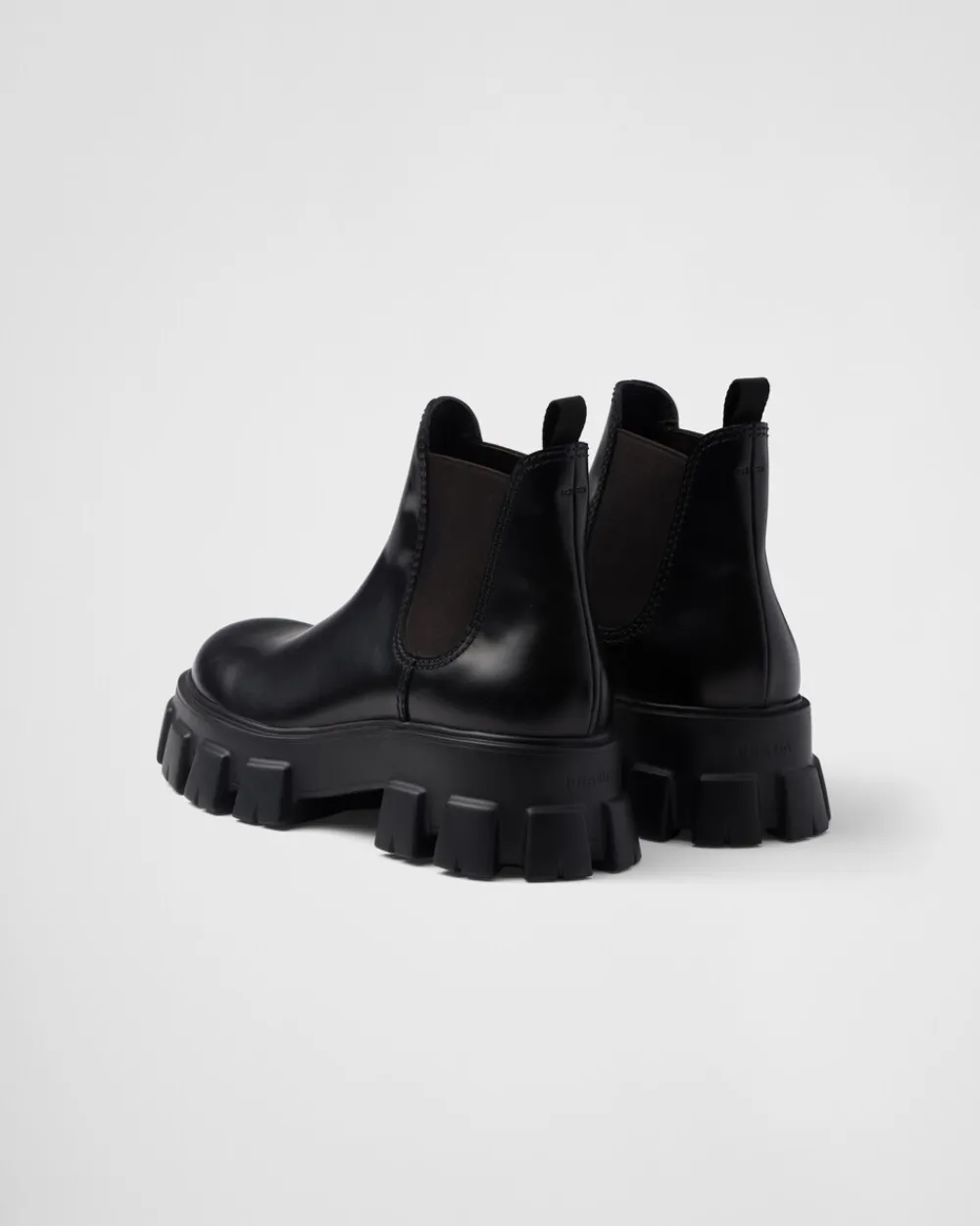 Hombre Prada BOTAS^Botas Chelsea Monolith En Piel Cepillada