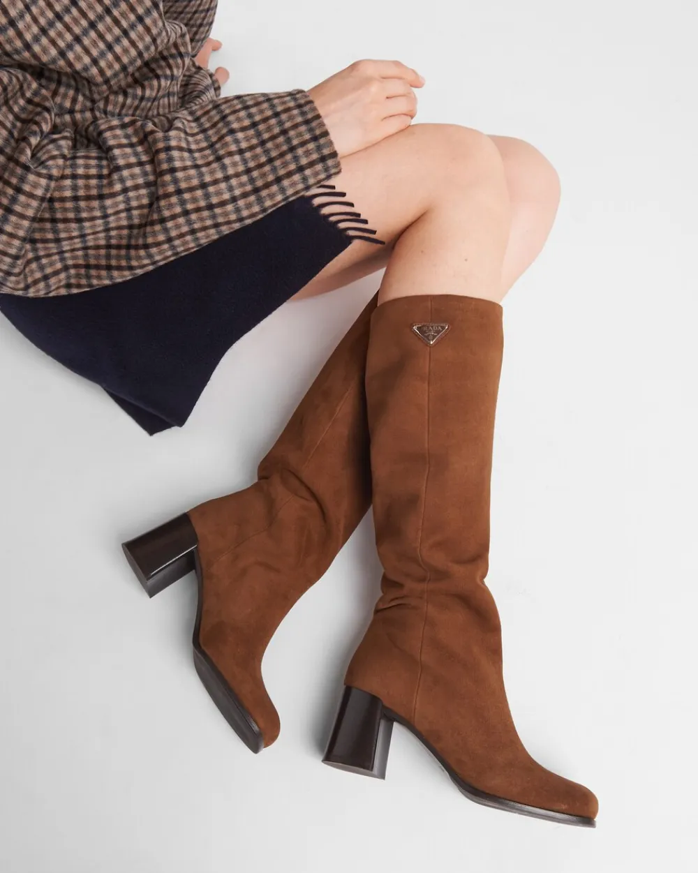 Mujer Prada BOTINAS Y BOTAS^Botas De Ante