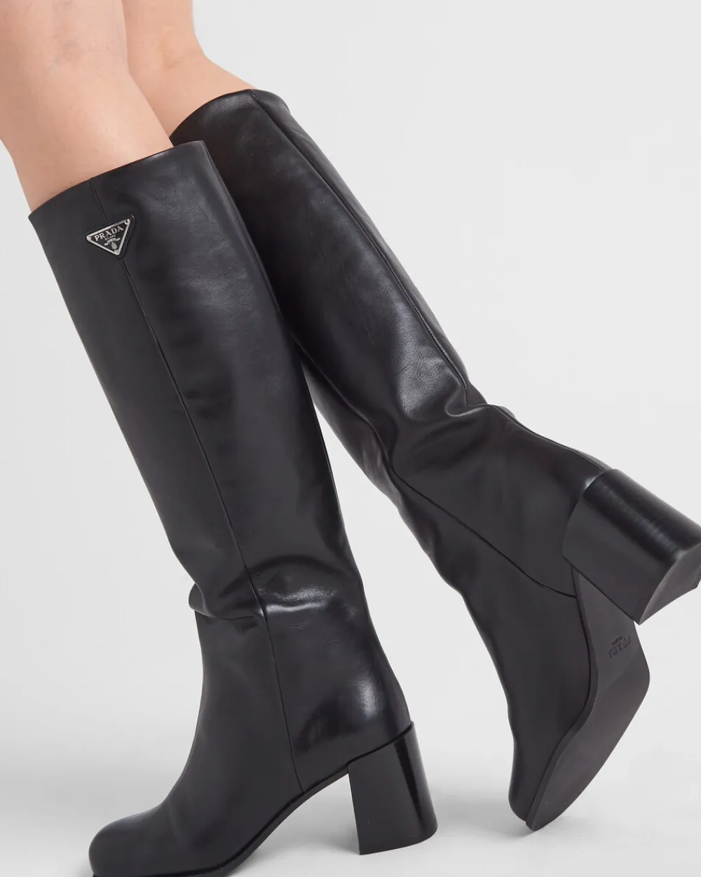 Mujer Prada BOTINAS Y BOTAS^Botas De Piel