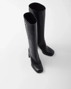 Mujer Prada BOTINAS Y BOTAS^Botas De Piel
