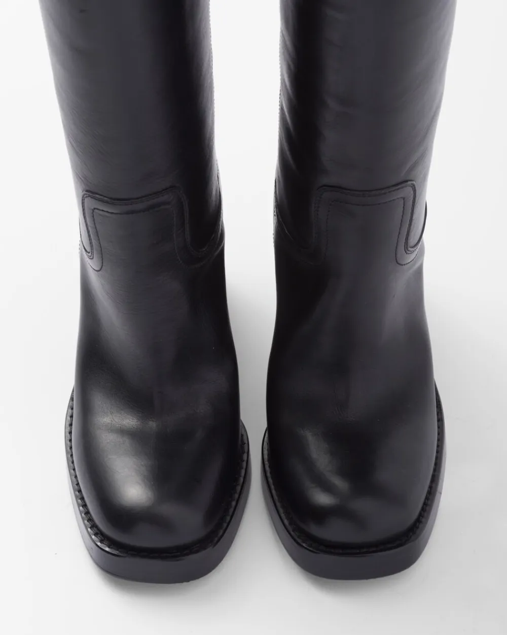 Mujer Prada BOTINAS Y BOTAS^Botas De Piel
