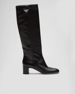 Mujer Prada BOTINAS Y BOTAS^Botas De Piel