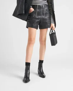 Mujer Prada BOTINAS Y BOTAS^Botas De Piel Cepillada