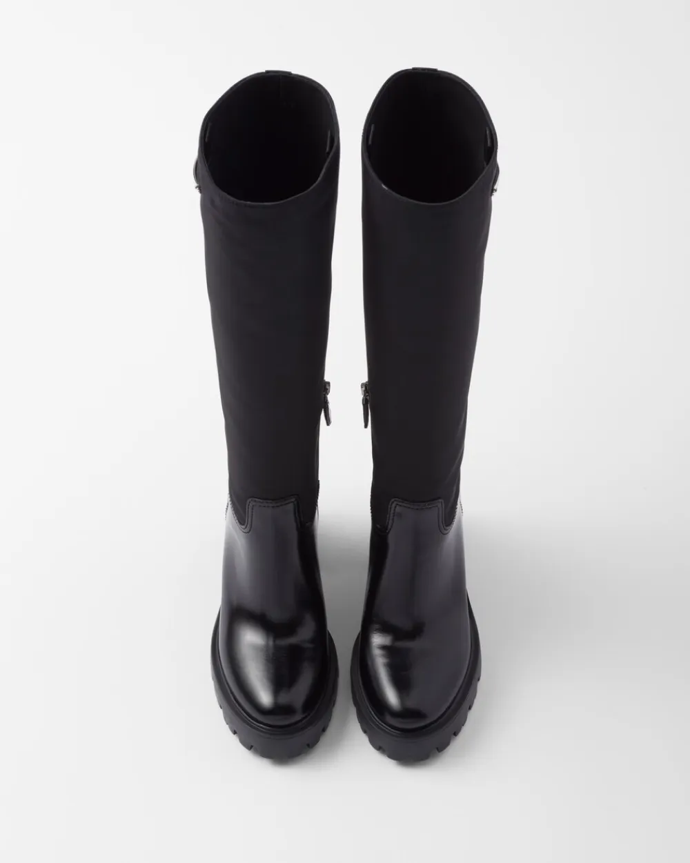 Mujer Prada BOTINAS Y BOTAS^Botas De Piel Y Re-nylon