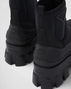 Mujer Prada BOTINAS Y BOTAS^Botas Monolith De Gabardina De Re-nylon