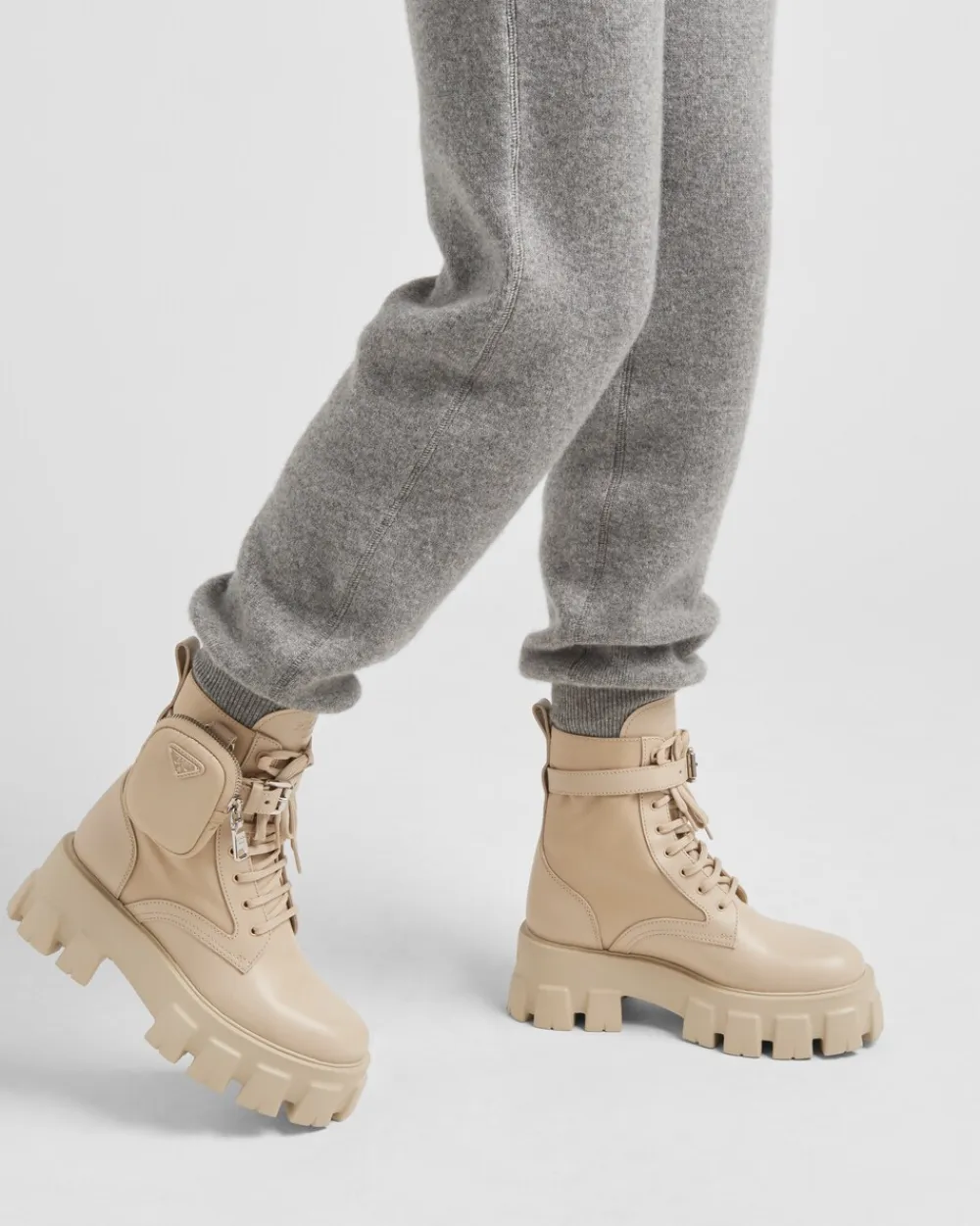 Mujer Prada BOTINAS Y BOTAS^Botas Monolith De Re-nylon Y Piel
