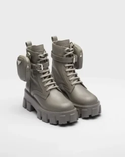 Mujer Prada BOTINAS Y BOTAS^Botas Monolith De Re-nylon Y Piel