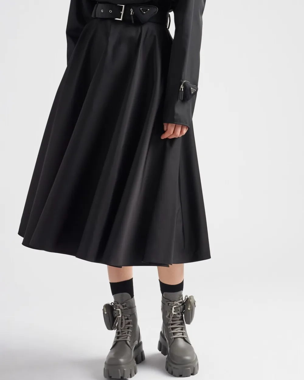 Mujer Prada BOTINAS Y BOTAS^Botas Monolith De Re-nylon Y Piel