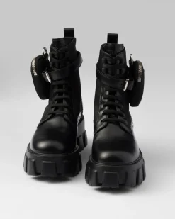 Mujer Prada BOTINAS Y BOTAS^Botas Monolith De Re-nylon Y Piel