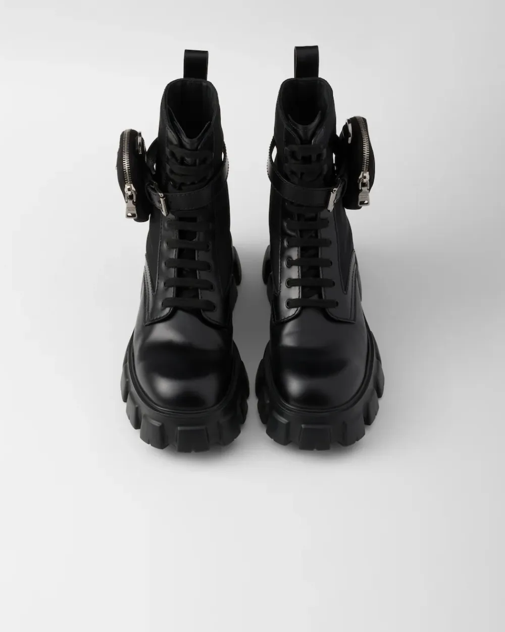 Hombre Prada BOTAS^Botas Monolith En Re-nylon Y Piel Cepillada