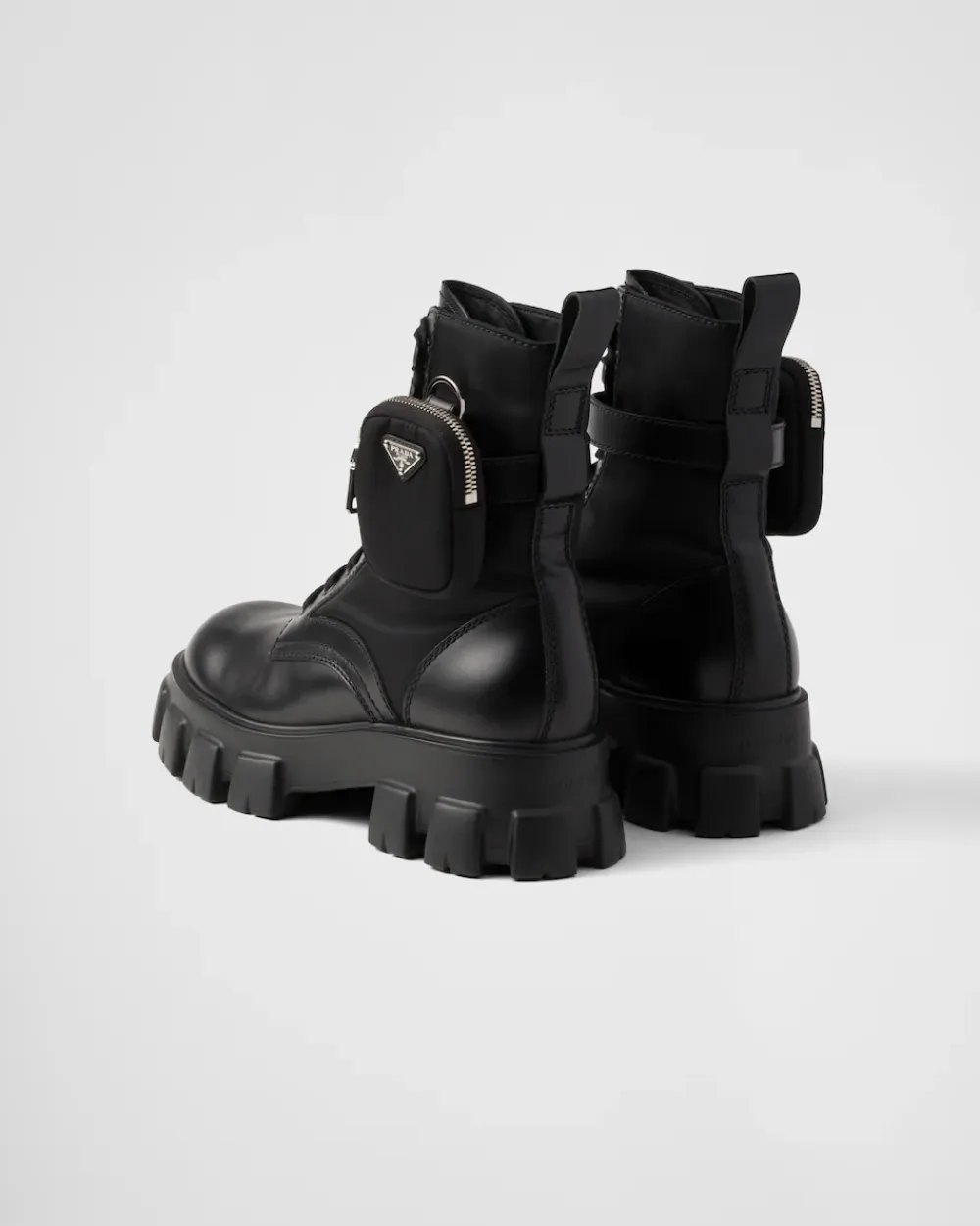 Hombre Prada BOTAS^Botas Monolith En Re-nylon Y Piel Cepillada