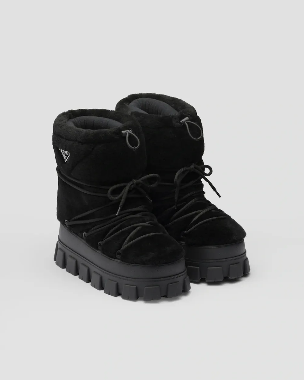 Hombre Prada BOTAS^Botines Après-ski De Borreguillo