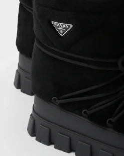 Hombre Prada BOTAS^Botines Après-ski De Borreguillo