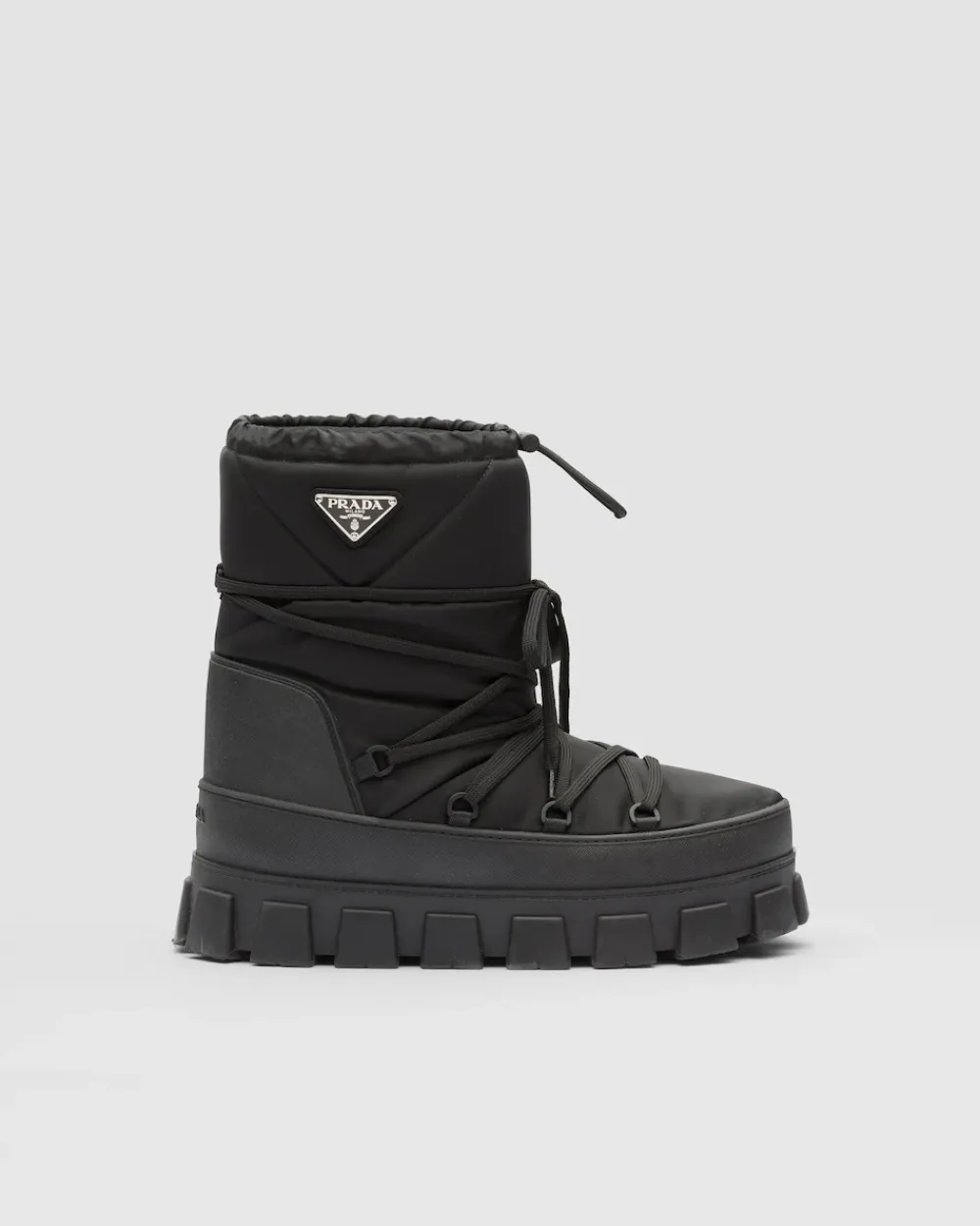 Hombre Prada COLECCIÓN MASCULINA|BOTAS^Botines Après-ski De Gabardina De Re-nylon