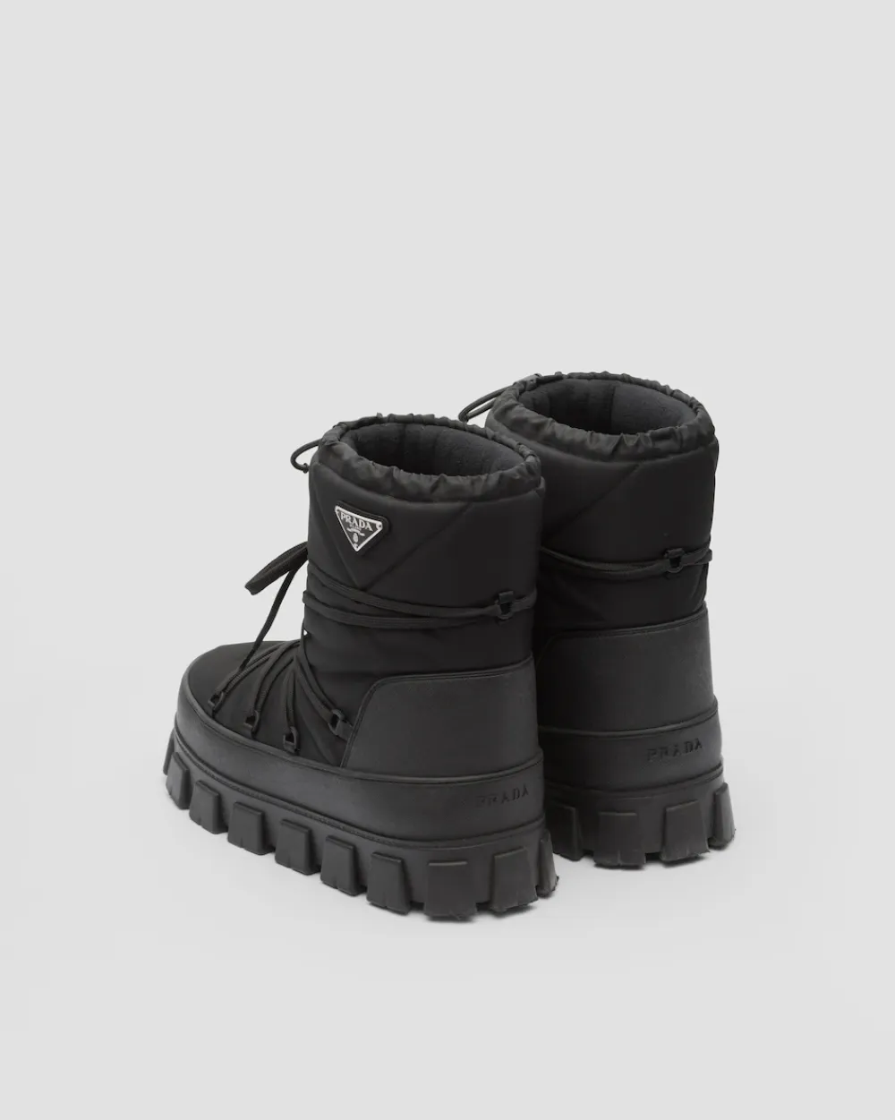 Hombre Prada COLECCIÓN MASCULINA|BOTAS^Botines Après-ski De Gabardina De Re-nylon