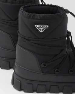 Hombre Prada COLECCIÓN MASCULINA|BOTAS^Botines Après-ski De Gabardina De Re-nylon