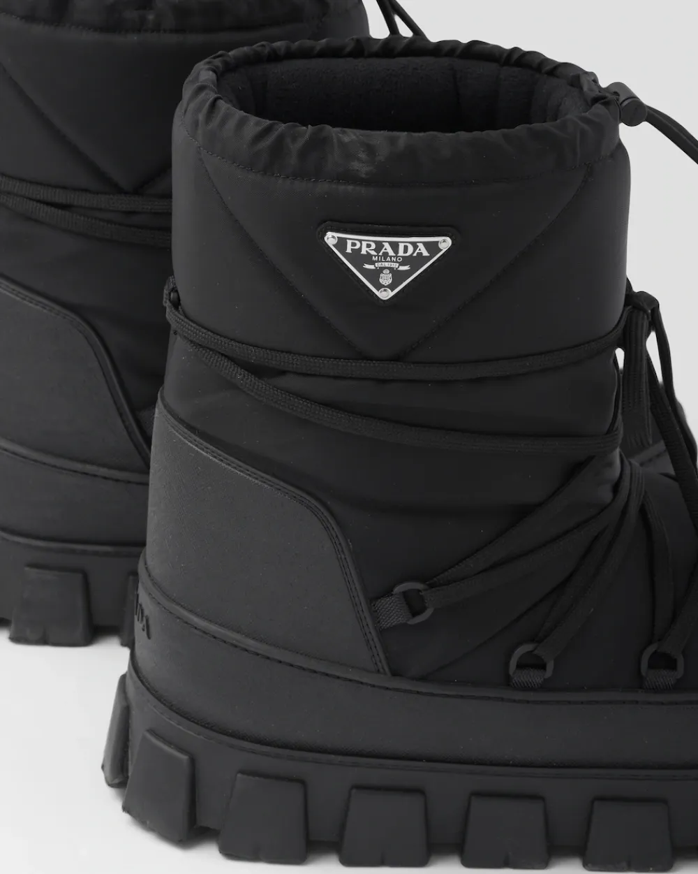 Hombre Prada COLECCIÓN MASCULINA|BOTAS^Botines Après-ski De Gabardina De Re-nylon