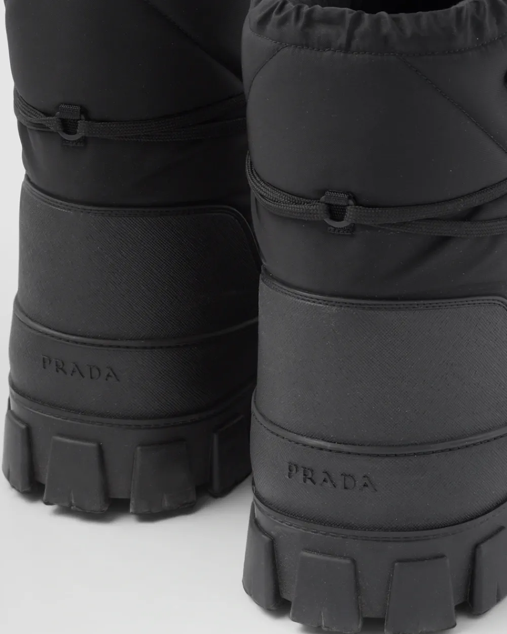 Hombre Prada COLECCIÓN MASCULINA|BOTAS^Botines Après-ski De Gabardina De Re-nylon