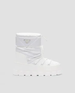 Hombre Prada COLECCIÓN MASCULINA|BOTAS^Botines Après-ski De Gabardina De Re-nylon