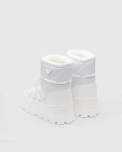 Hombre Prada COLECCIÓN MASCULINA|BOTAS^Botines Après-ski De Gabardina De Re-nylon