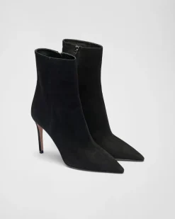 Mujer Prada BOTINAS Y BOTAS^Botines De Ante De Tacón Alto