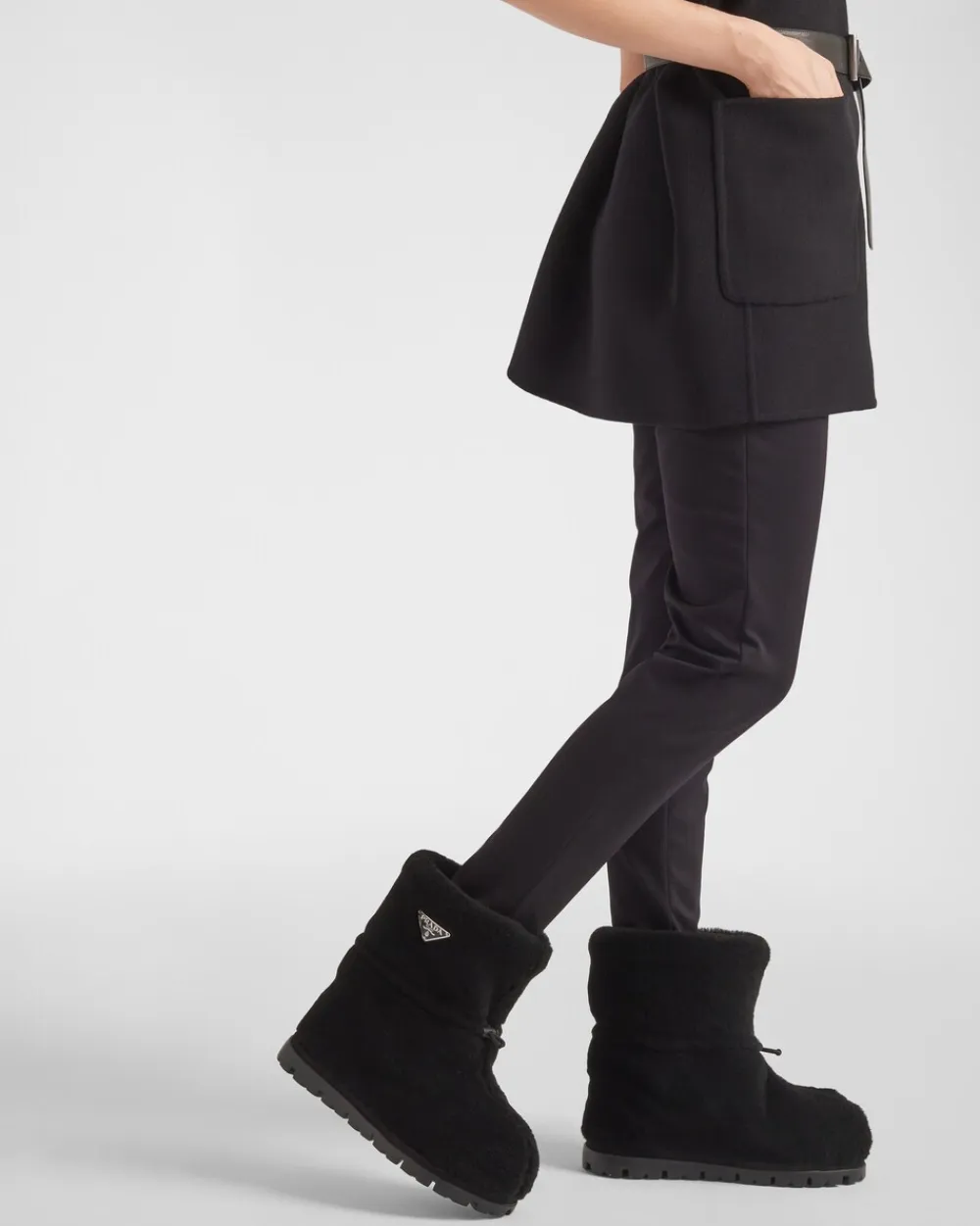 Mujer Prada BOTINAS Y BOTAS^Botines De Borreguillo