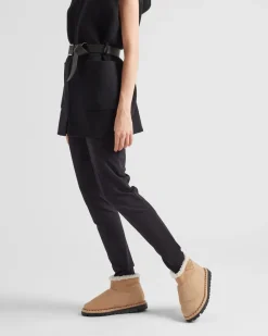 Mujer Prada BOTINAS Y BOTAS^Botines De Borreguillo