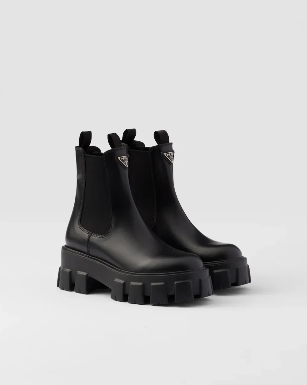 Mujer Prada BOTINAS Y BOTAS^Botines De Piel Cepillada Monolith