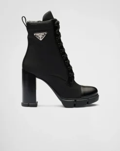 Mujer Prada BOTINAS Y BOTAS^Botines De Re-nylon Y Piel Cepillada