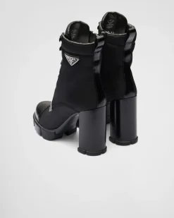Mujer Prada BOTINAS Y BOTAS^Botines De Re-nylon Y Piel Cepillada