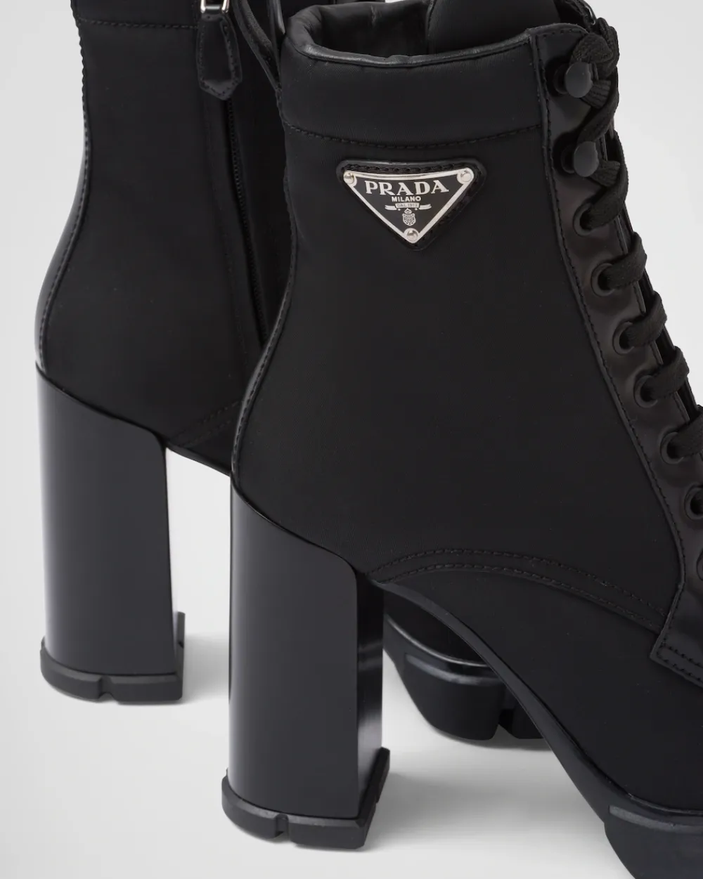 Mujer Prada BOTINAS Y BOTAS^Botines De Re-nylon Y Piel Cepillada